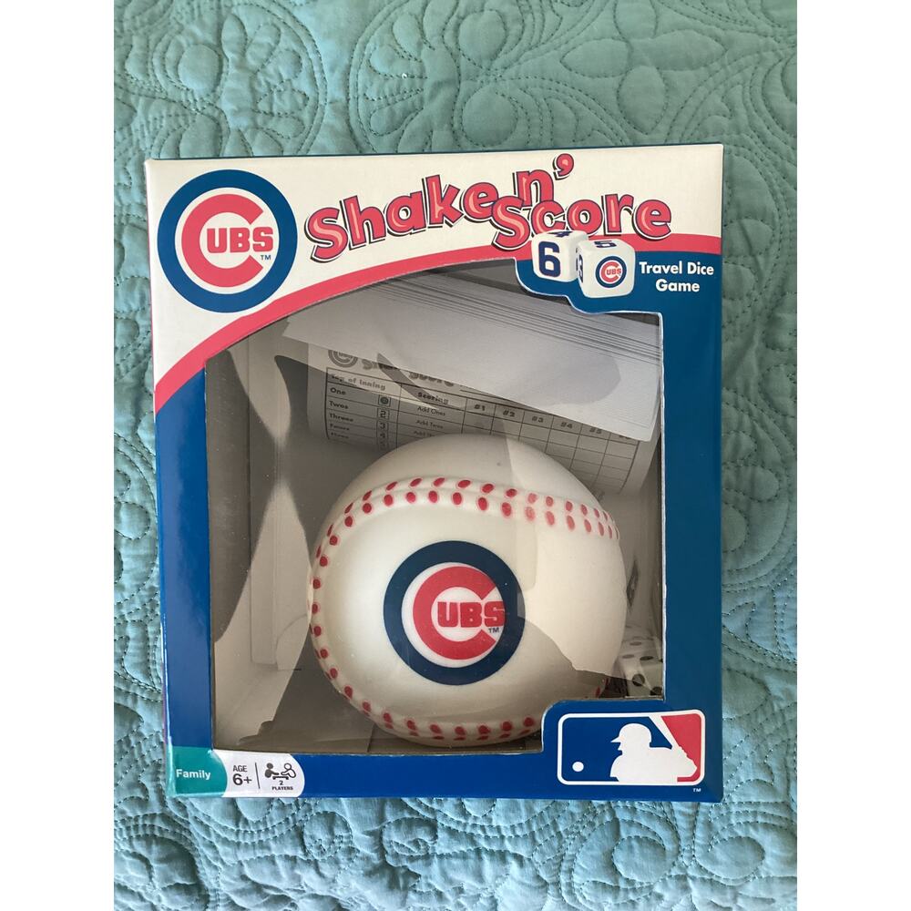 Shake n Score MLB Cubs Travel Dice Game